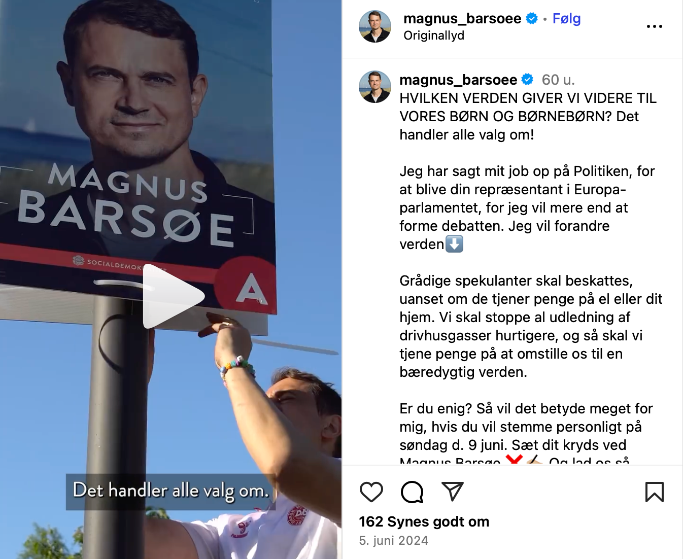 Video content for Magnus Barsøe